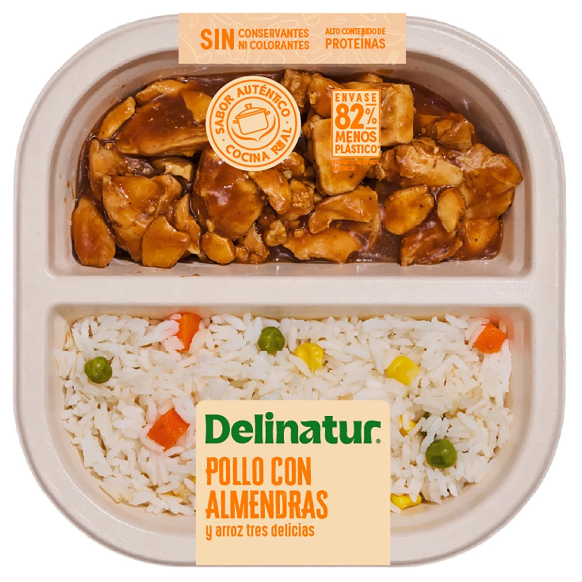 Курица с миндалём и рисом Delinatur