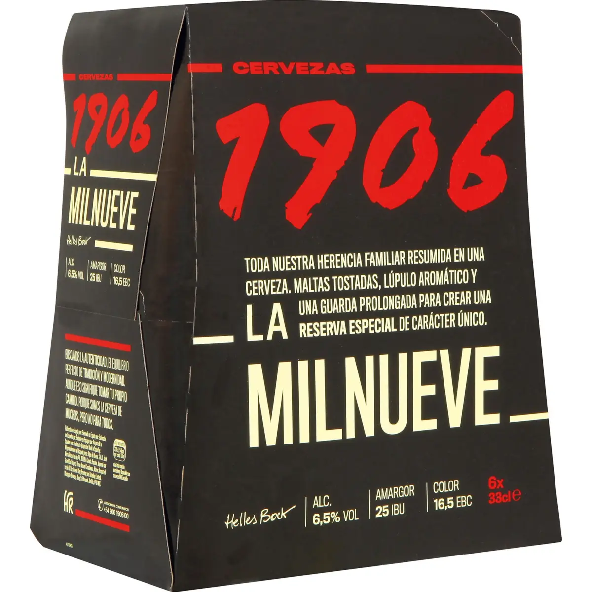 Bière Reserva, bouteille en verre, pack de 6 1906