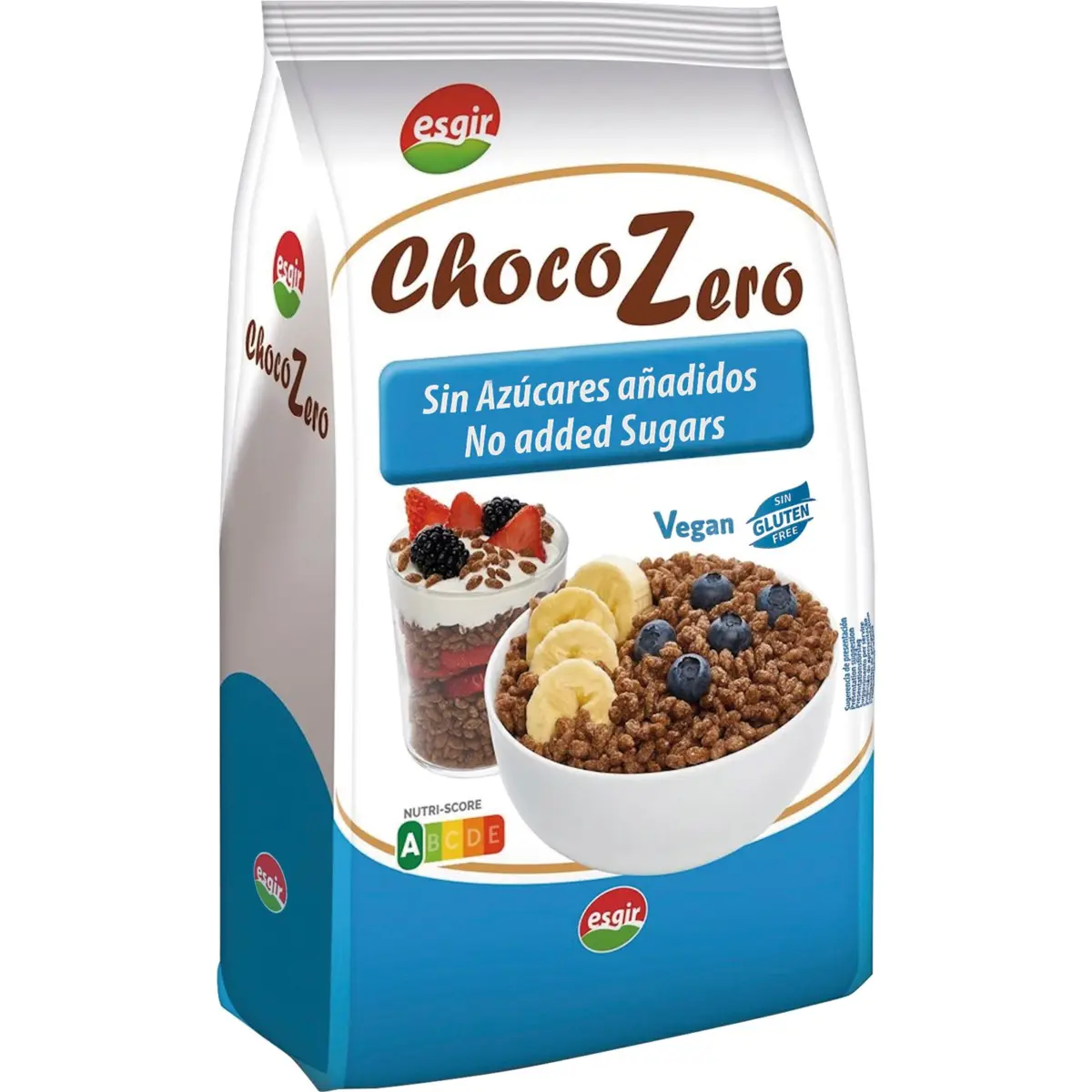 Céréales Choco Zero sans gluten et sans sucres Esgir