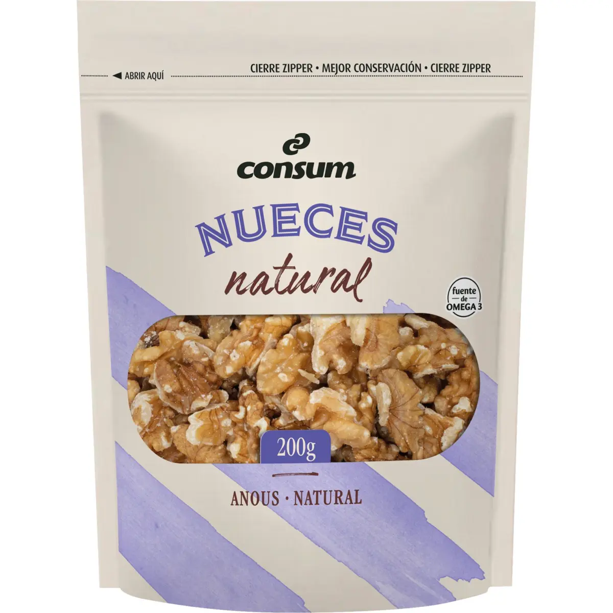 Granes de nou, doypack Consum