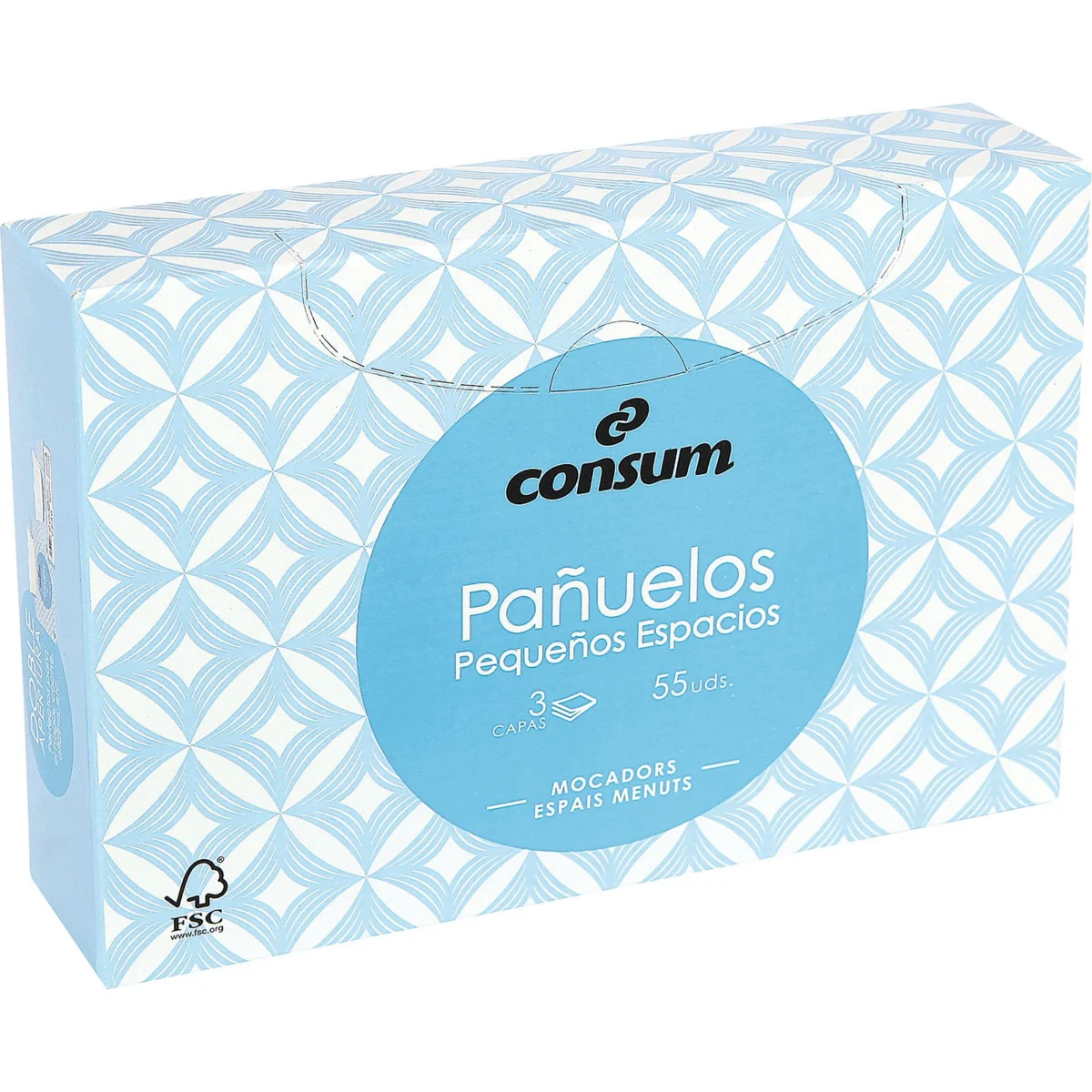 Pañuelos Faciales Pequeños Espacios Consum