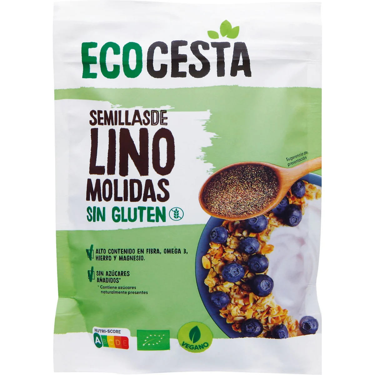 Молотые семена льна Ecocesta