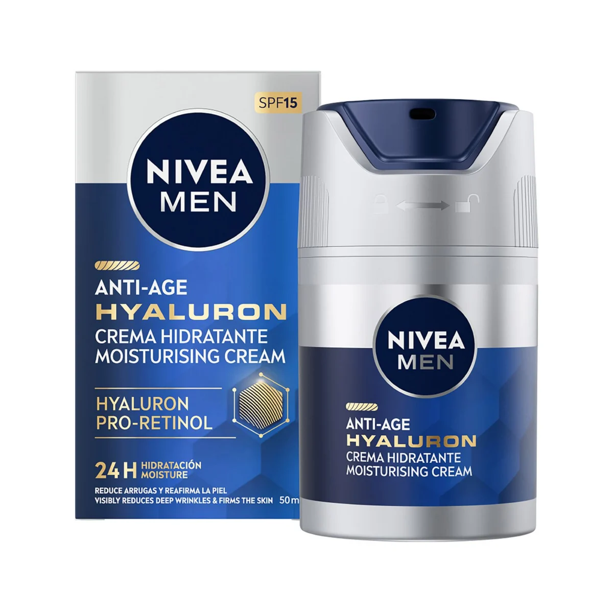 Anti-Aging-Creme Hyaluron Men SPF 30 Nivea