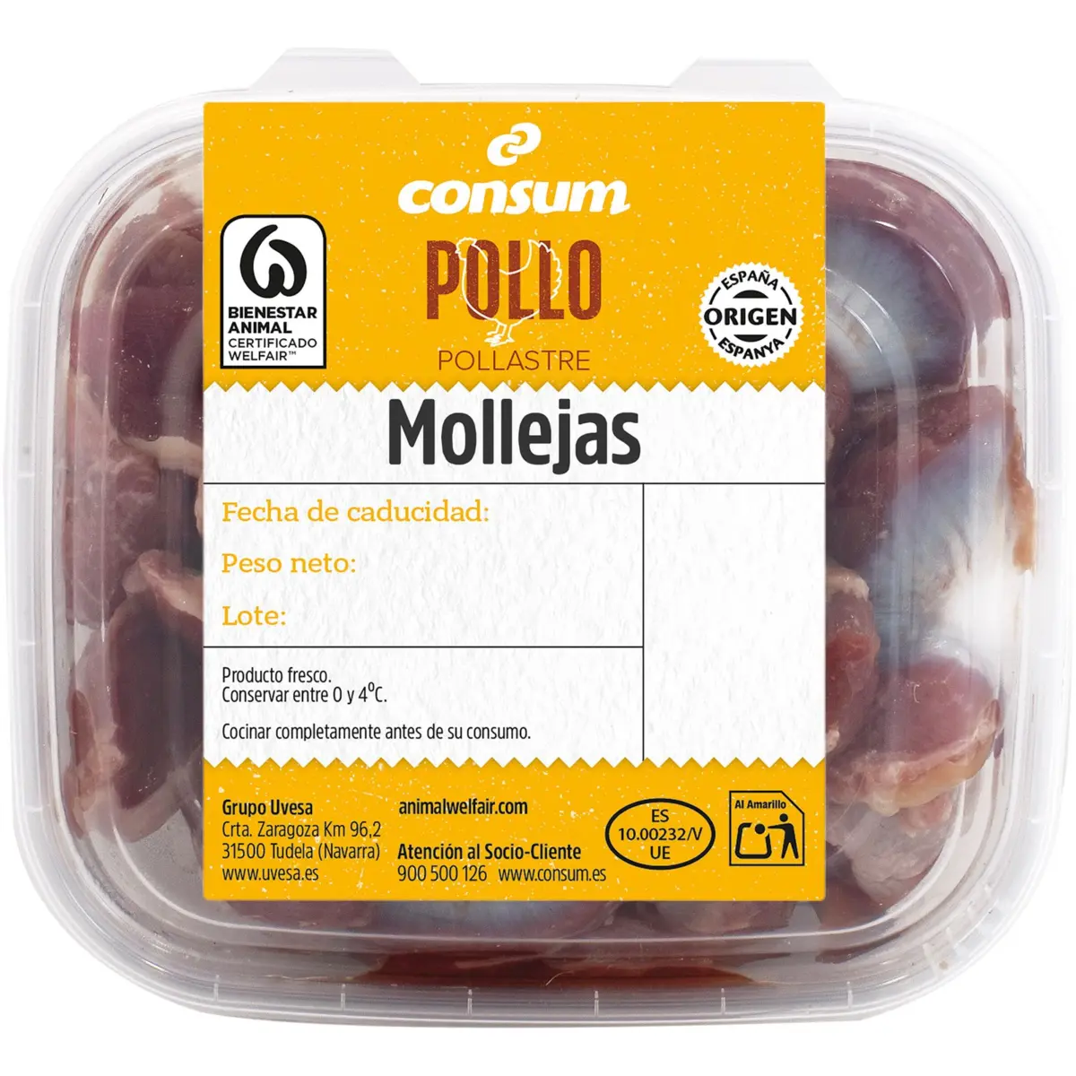 Pedrers de pollastre Consum