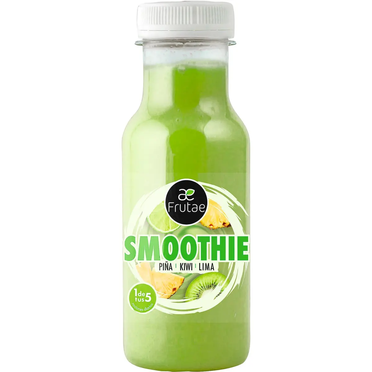 Smoothie mit Kiwi, Ananas und Spirulina Frutae