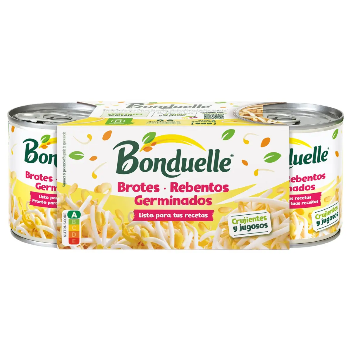 Mung bean sprouts, can, pack of 3 Bonduelle