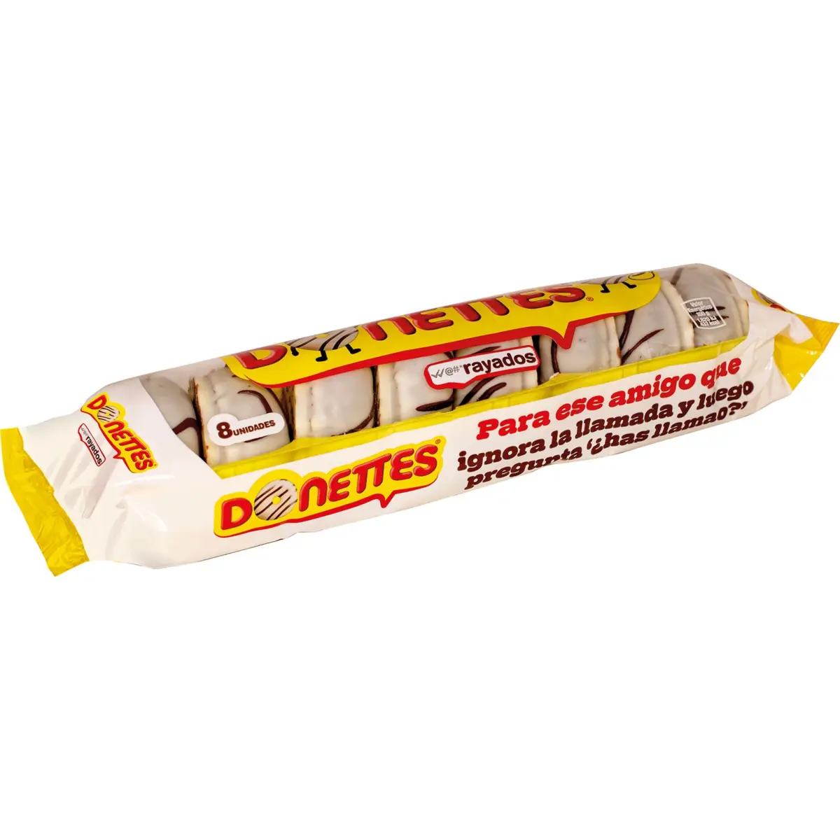 Donettes rayés, 8 unités Donuts