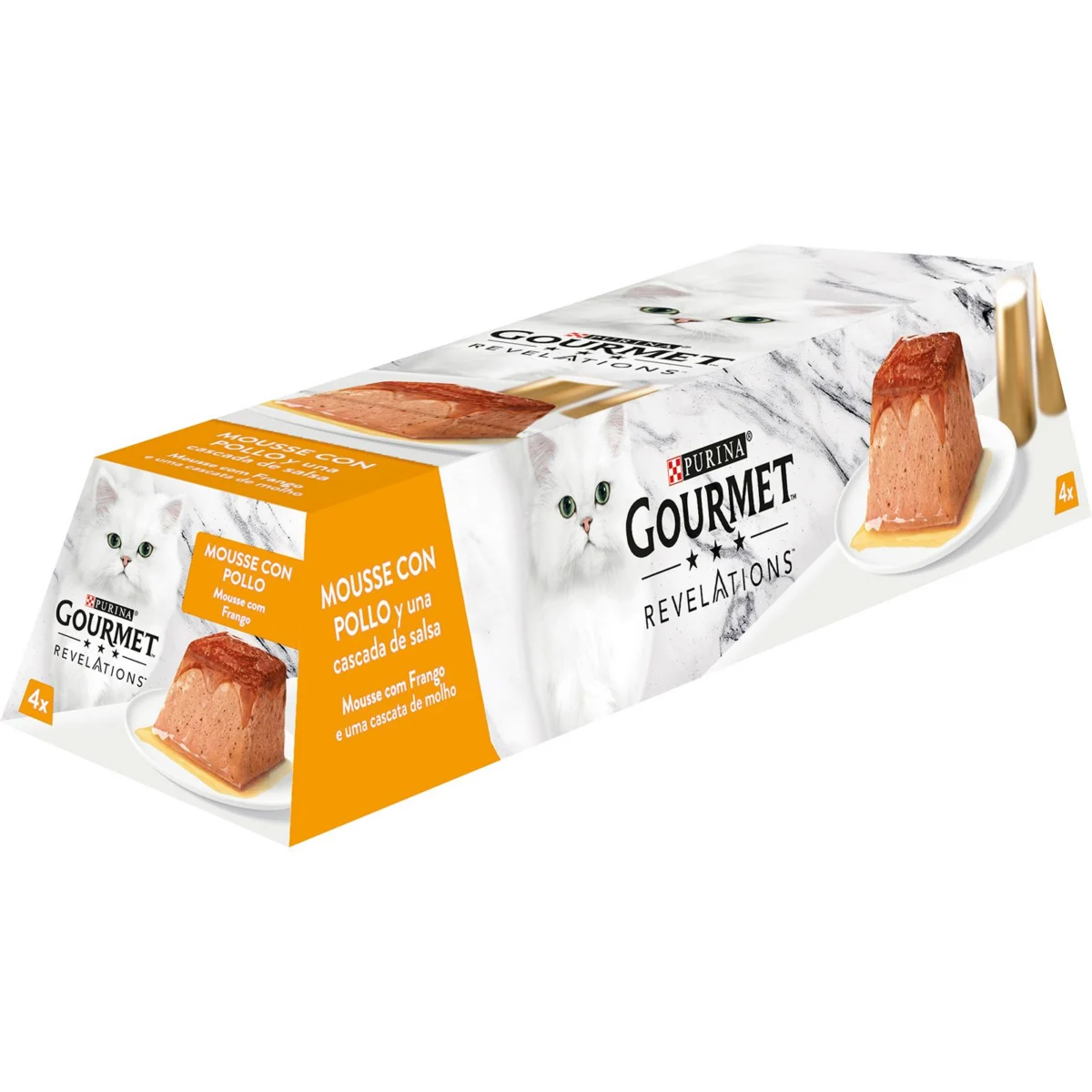 Comida Gato Lata Revelations Pollo Pack 4 Gourmet