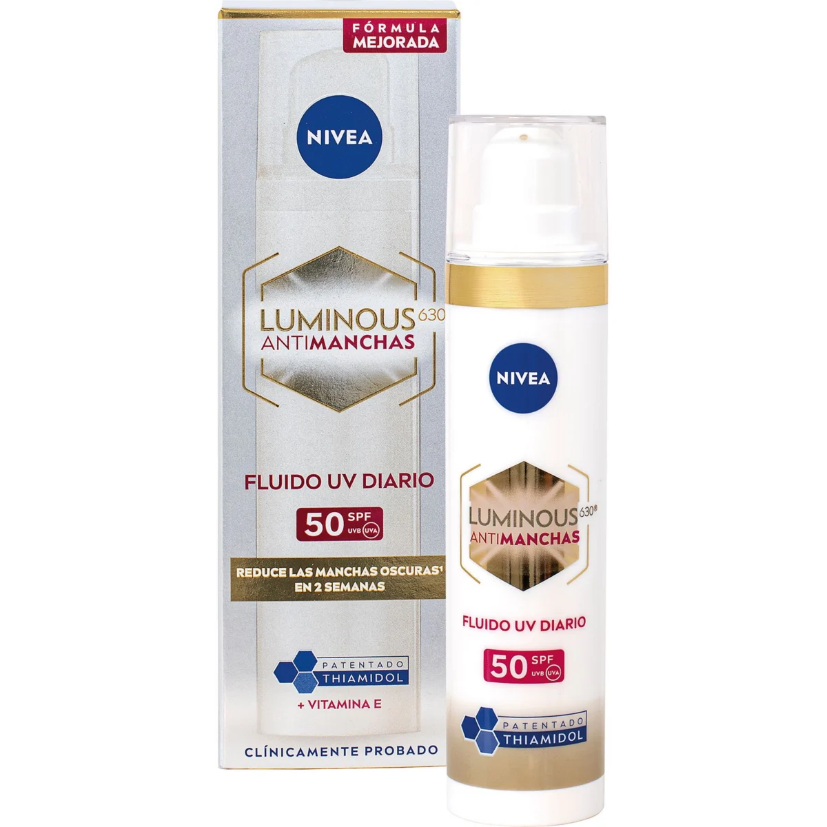 Crema de dia Luminous 630 antimàcules SPF 50 Nivea