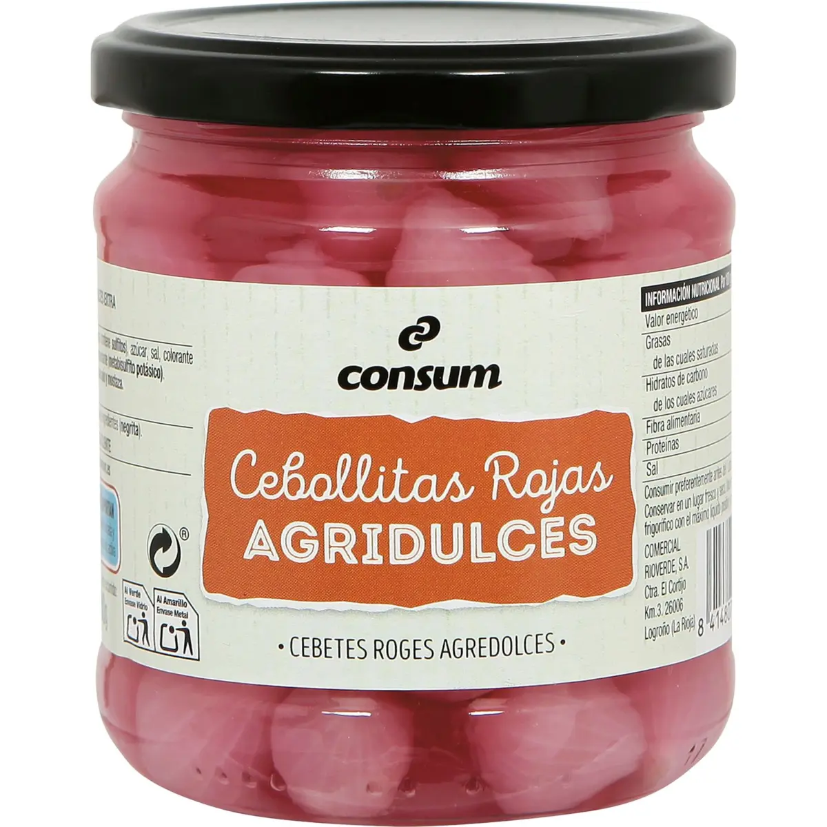 Petits oignons rouges aigres-doux Consum