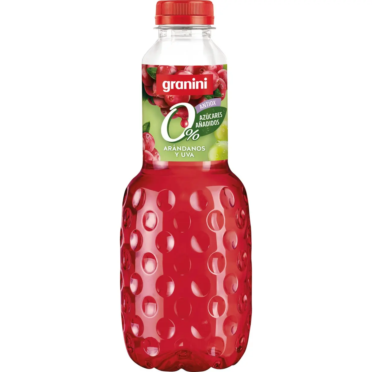 Cranberry and grape drink Antiox, PET bottle Granini