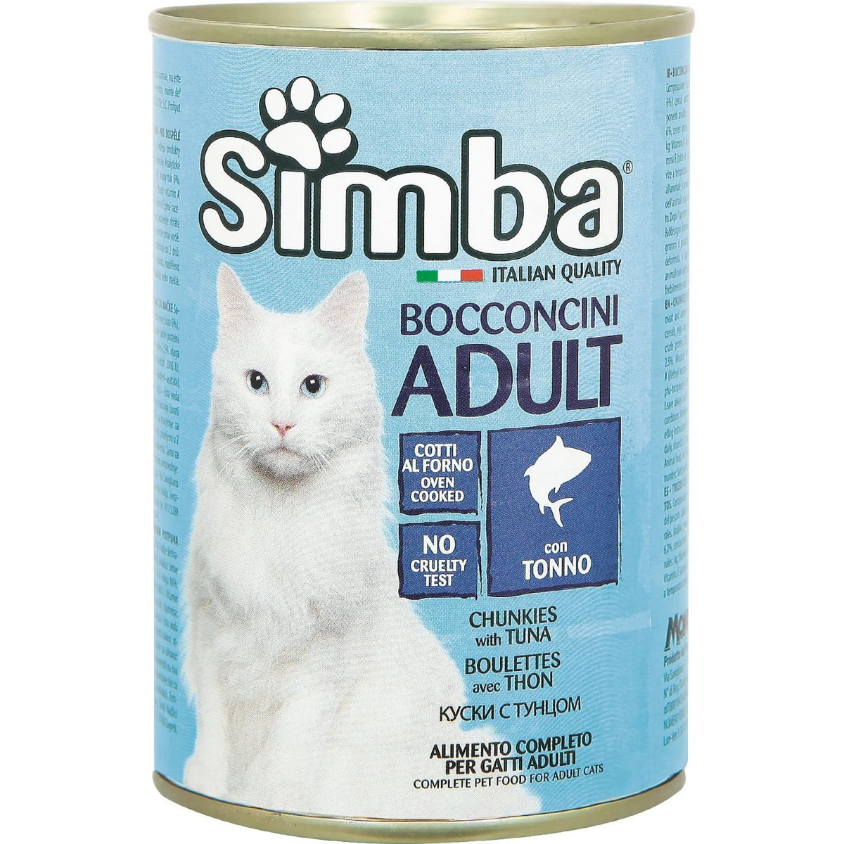 Comida Húmeda Gatos Bocaditos Atún en Salsa Simba