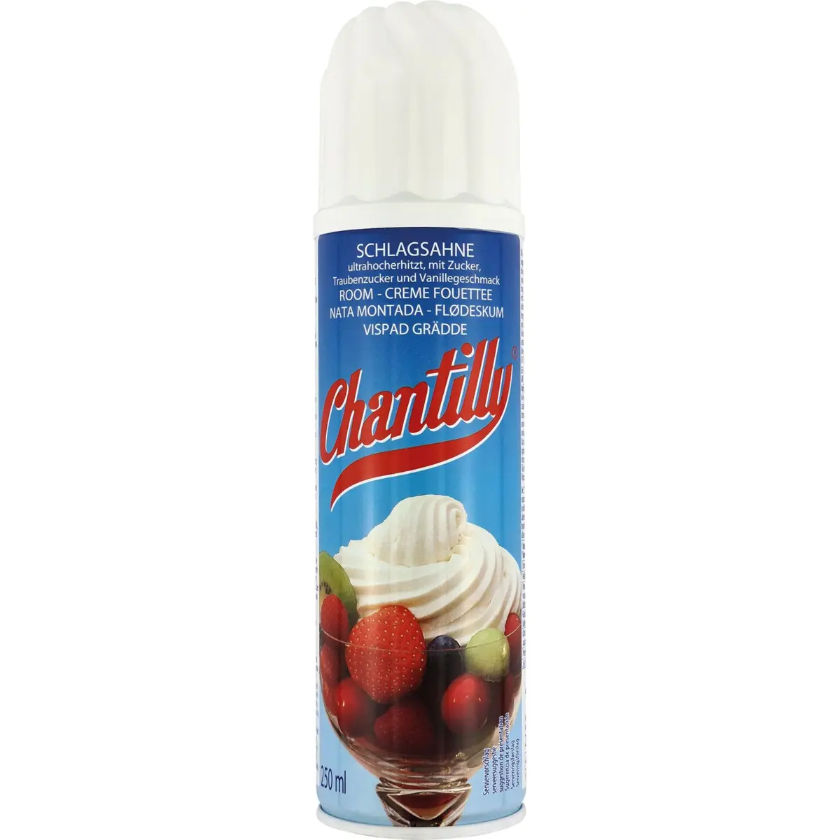 Chantilly whipped cream spray