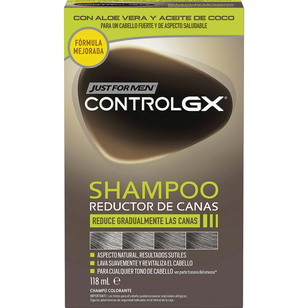 Shampooing réducteur de cheveux blancs Control Gx