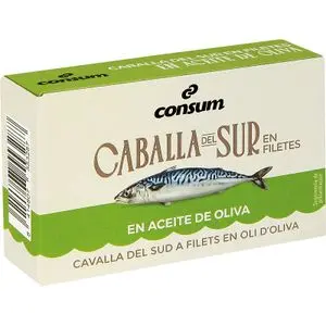 Filetes de Caballa en Aceite de Oliva Consum