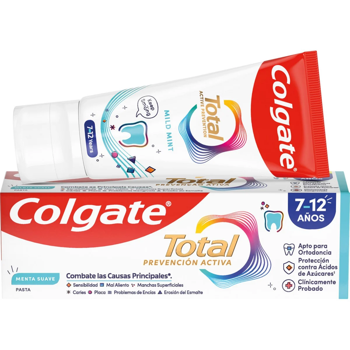 Total Colgate toothpaste for children aged 7–12