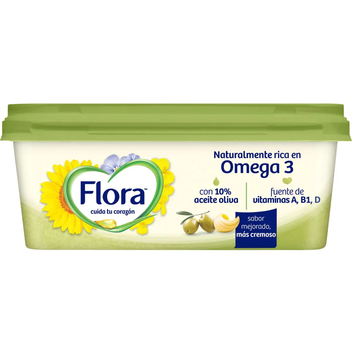 Margarina Oliva Tarrina Flora