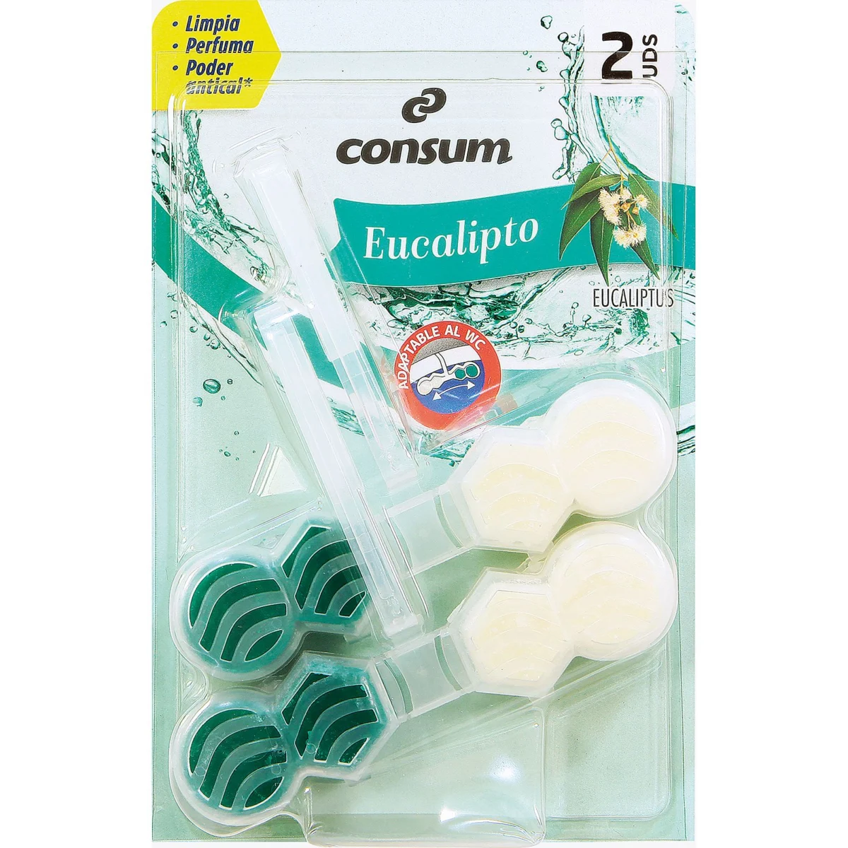 Colgador WC Sólido Eucalipto Consum