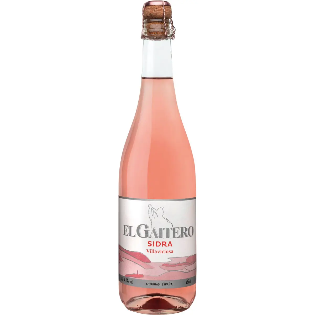 Rosé cider El Gaitero