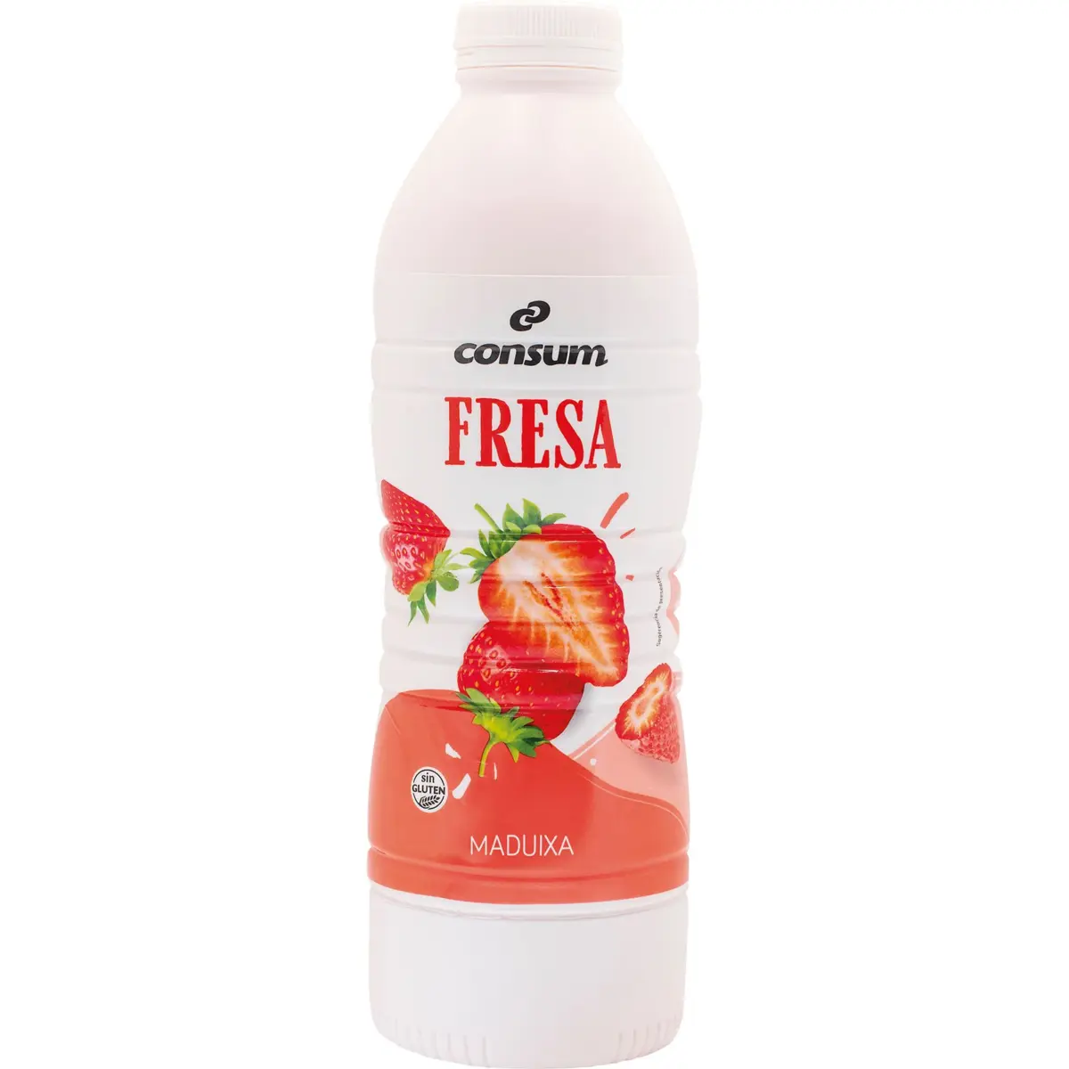 Drinkable Yogurt with Strawberry Consum