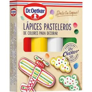 Кольорові кондитерські олівці Dr.oetker, 4 штуки