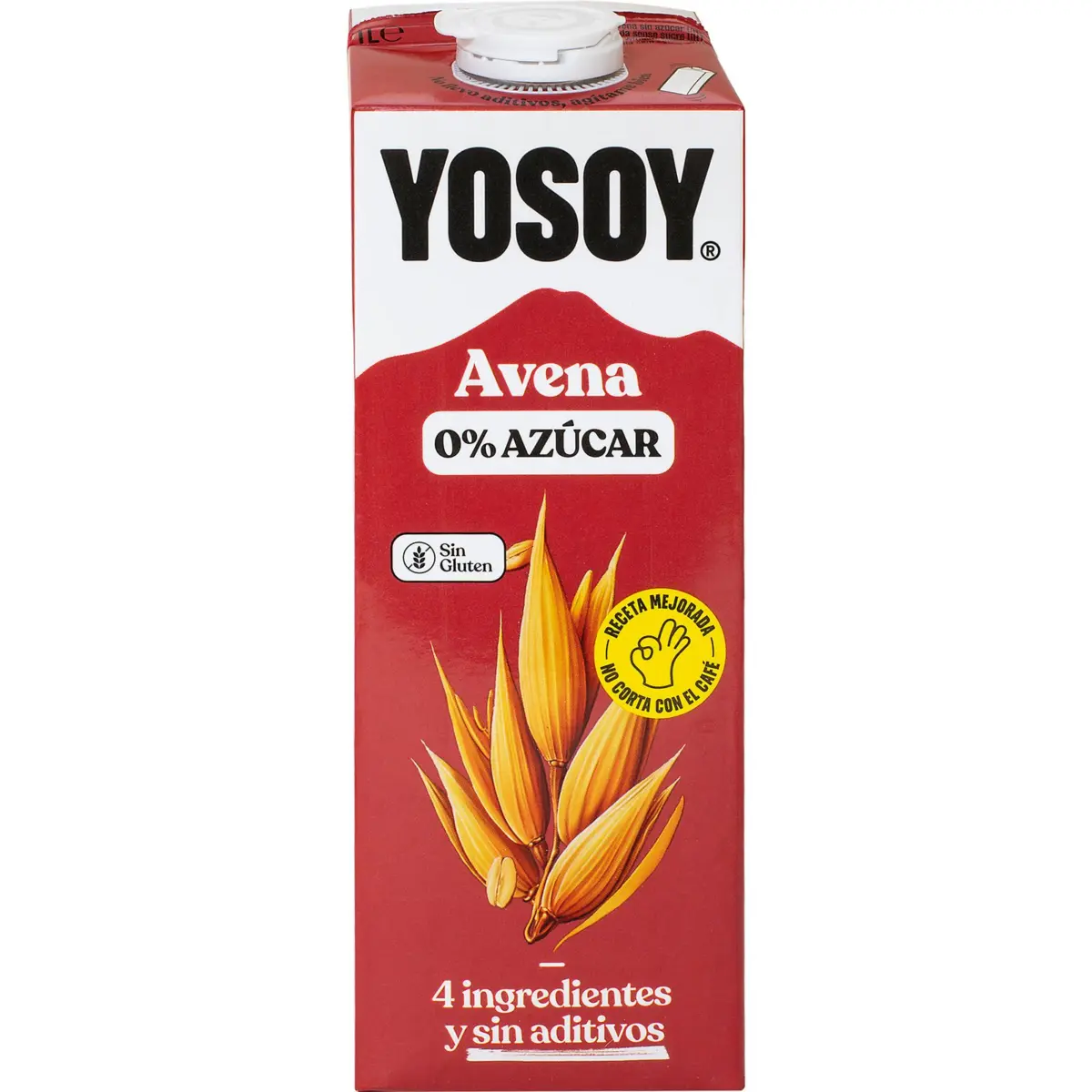 Boisson à l’avoine sans sucre, brique Yosoy