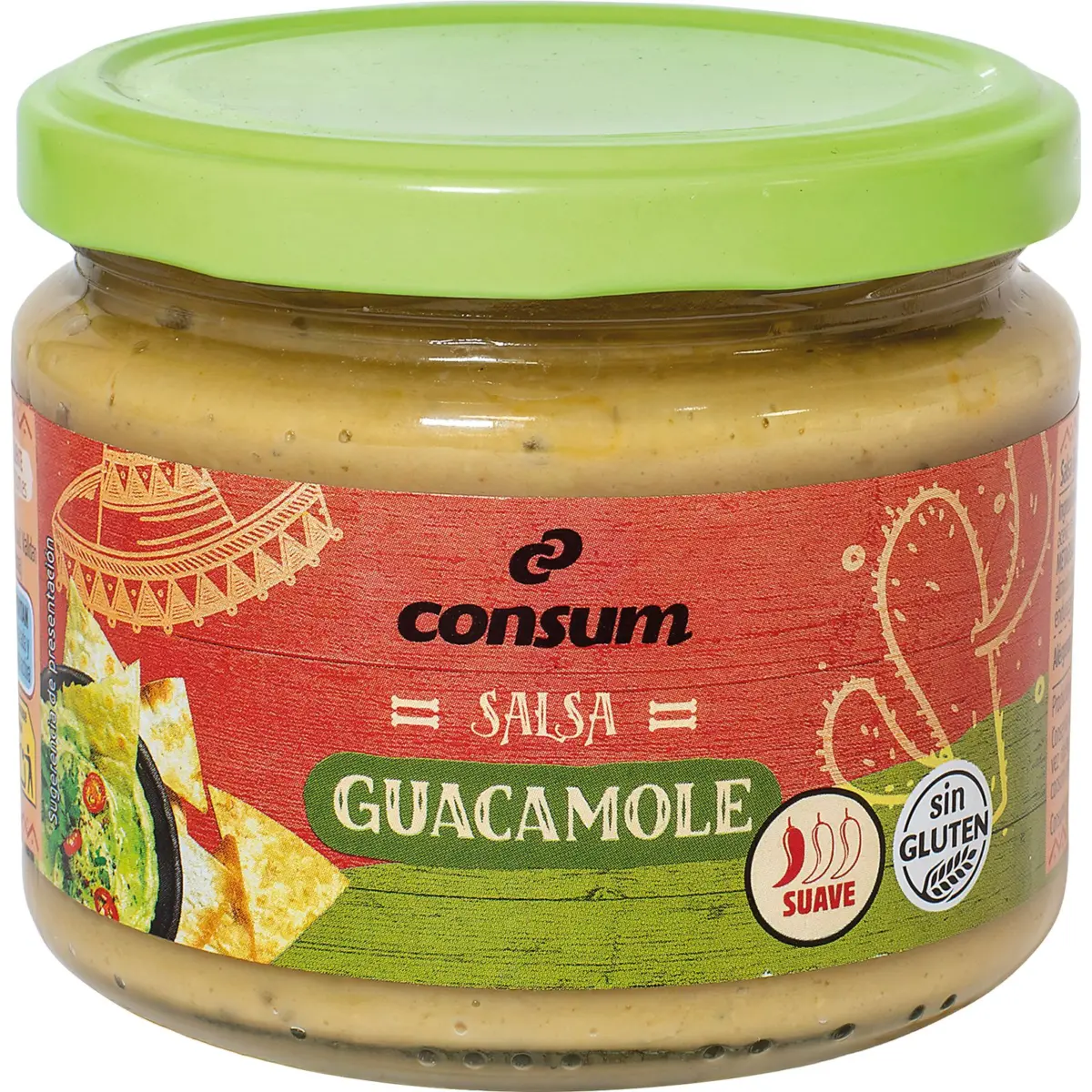 Salsa de guacamole Consum