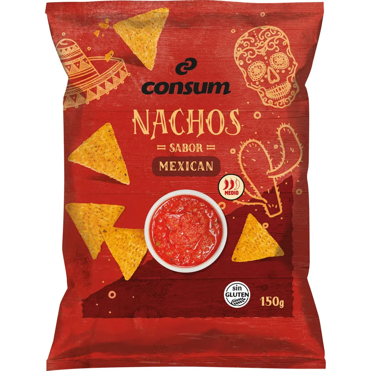 Mexikanische Nachos Consum