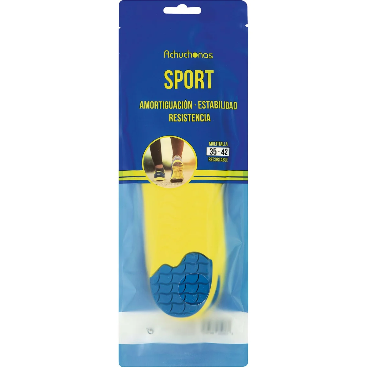 Sport-Einlegesohlen, Größe 35-42 Achuchonas