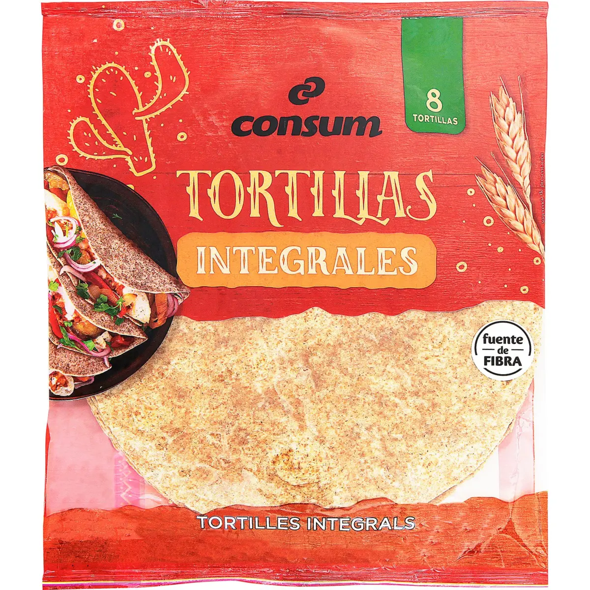 Tortillas complètes 8 unités Consum