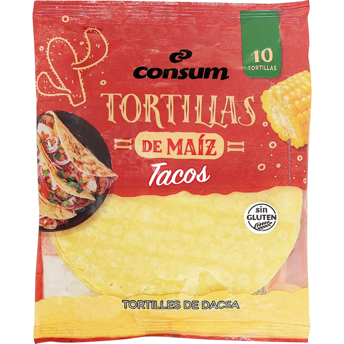 Tortillas de maïs 10 unités Consum