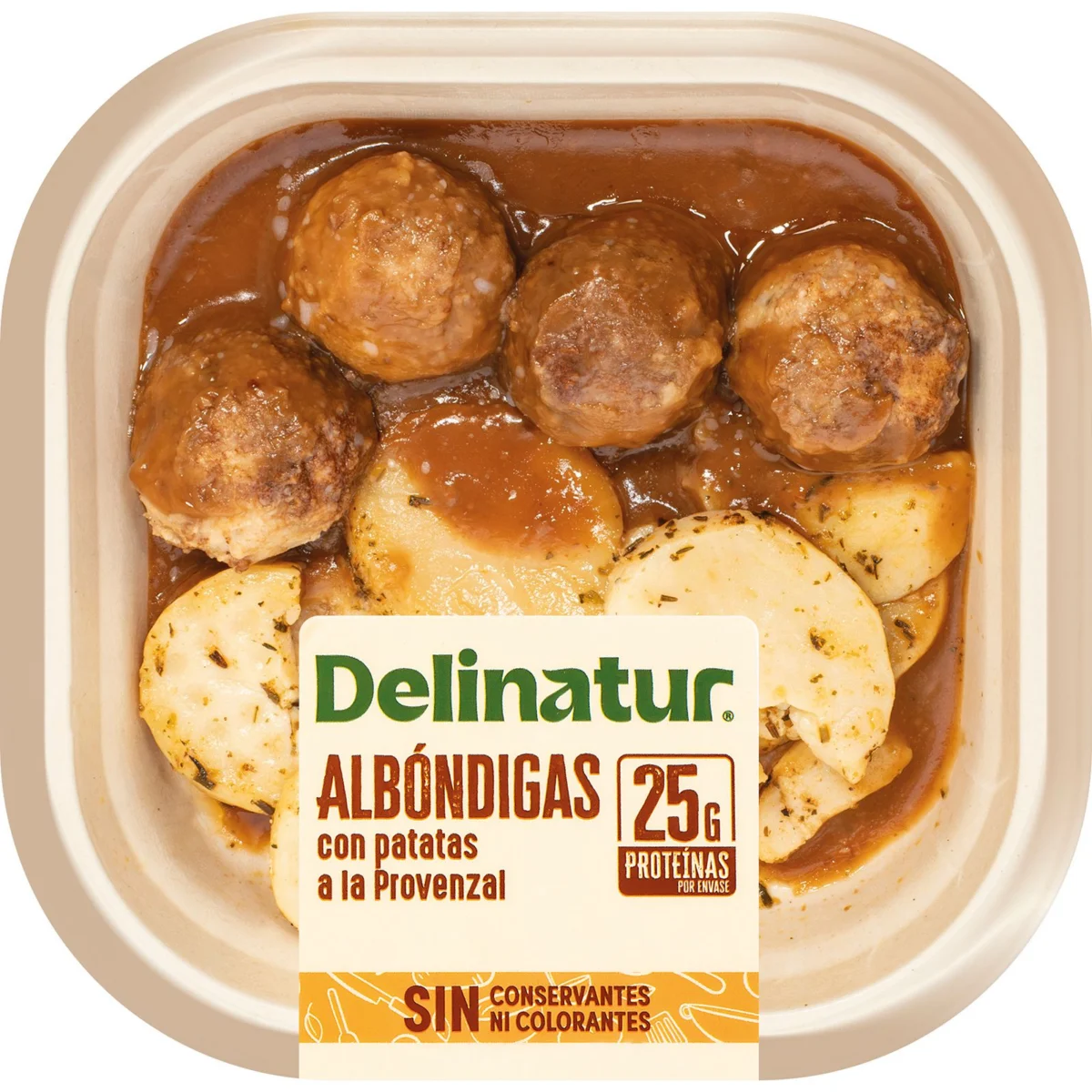 Meatballs with potatoes Provençal style Delinatur