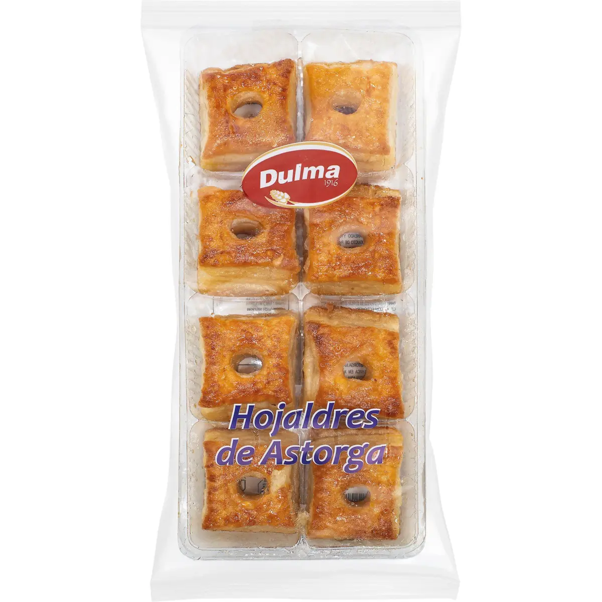 Astorga Puff Pastries, Tray, 8 units Dulma