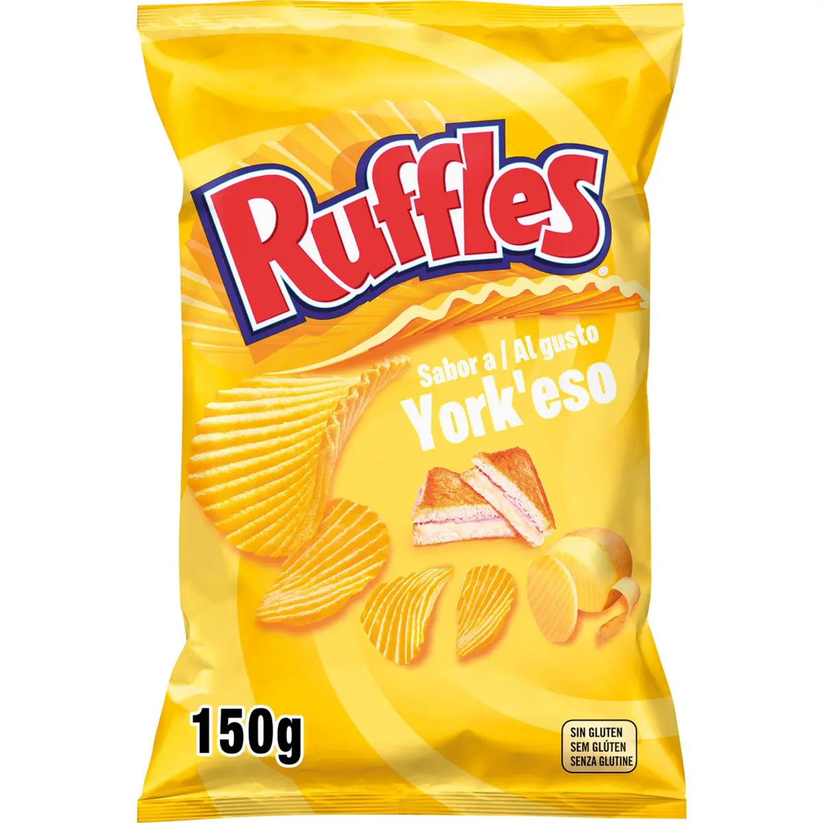 Geriffelte Kartoffelchips mit Käsegeschmack Ruffles