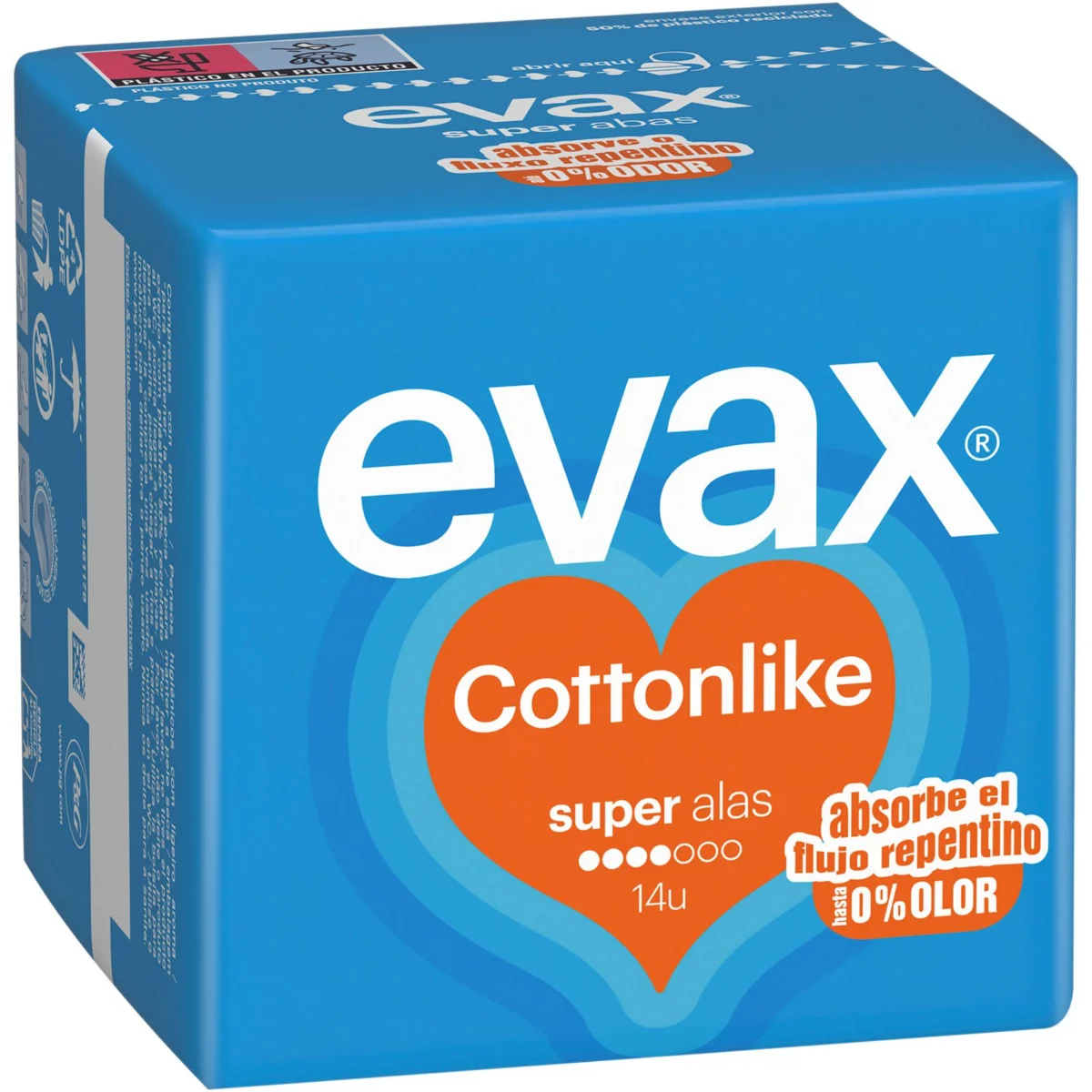 Evax Cottonlike Súper Pads with Wings