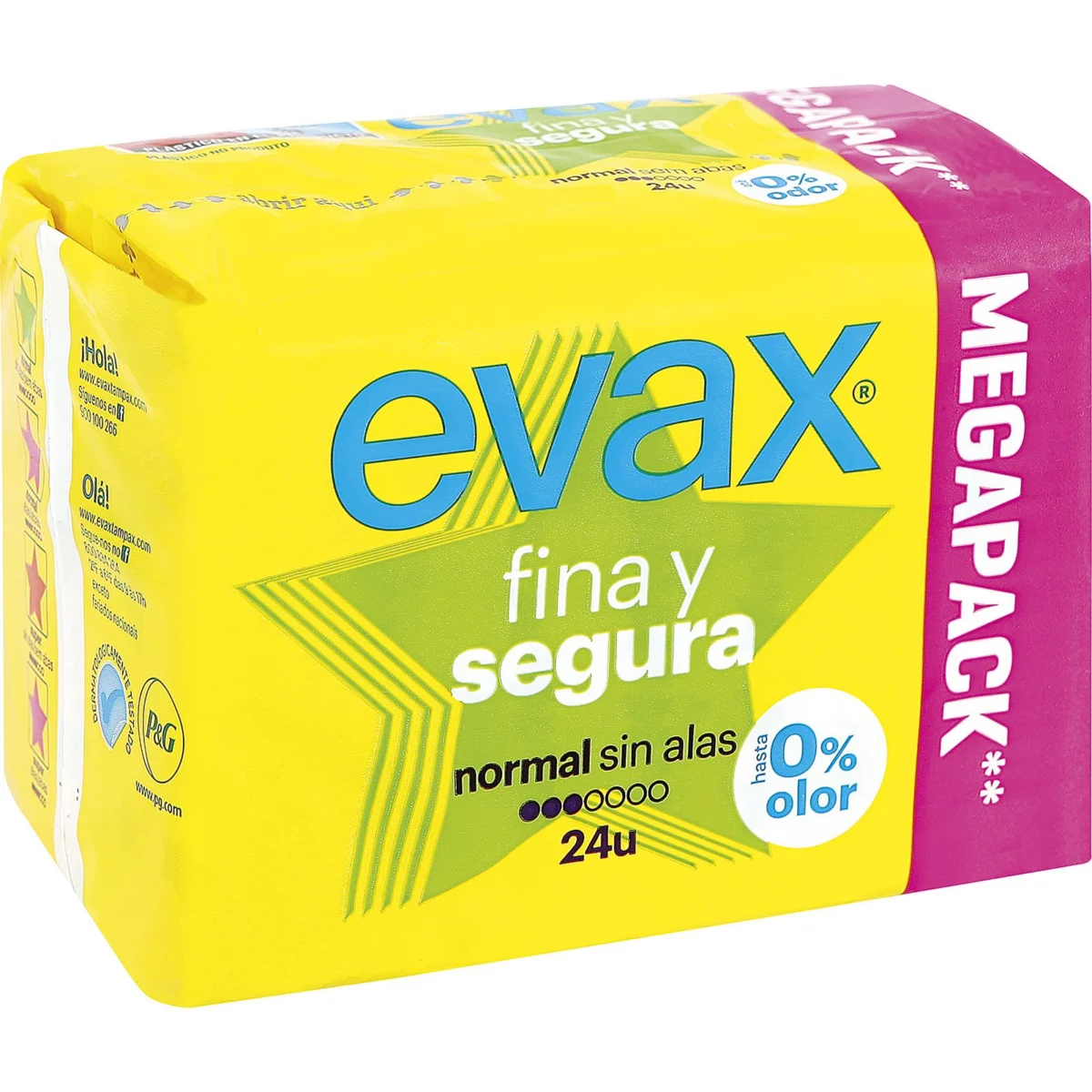 Evax Normal Thin and Secure Pads without Wings