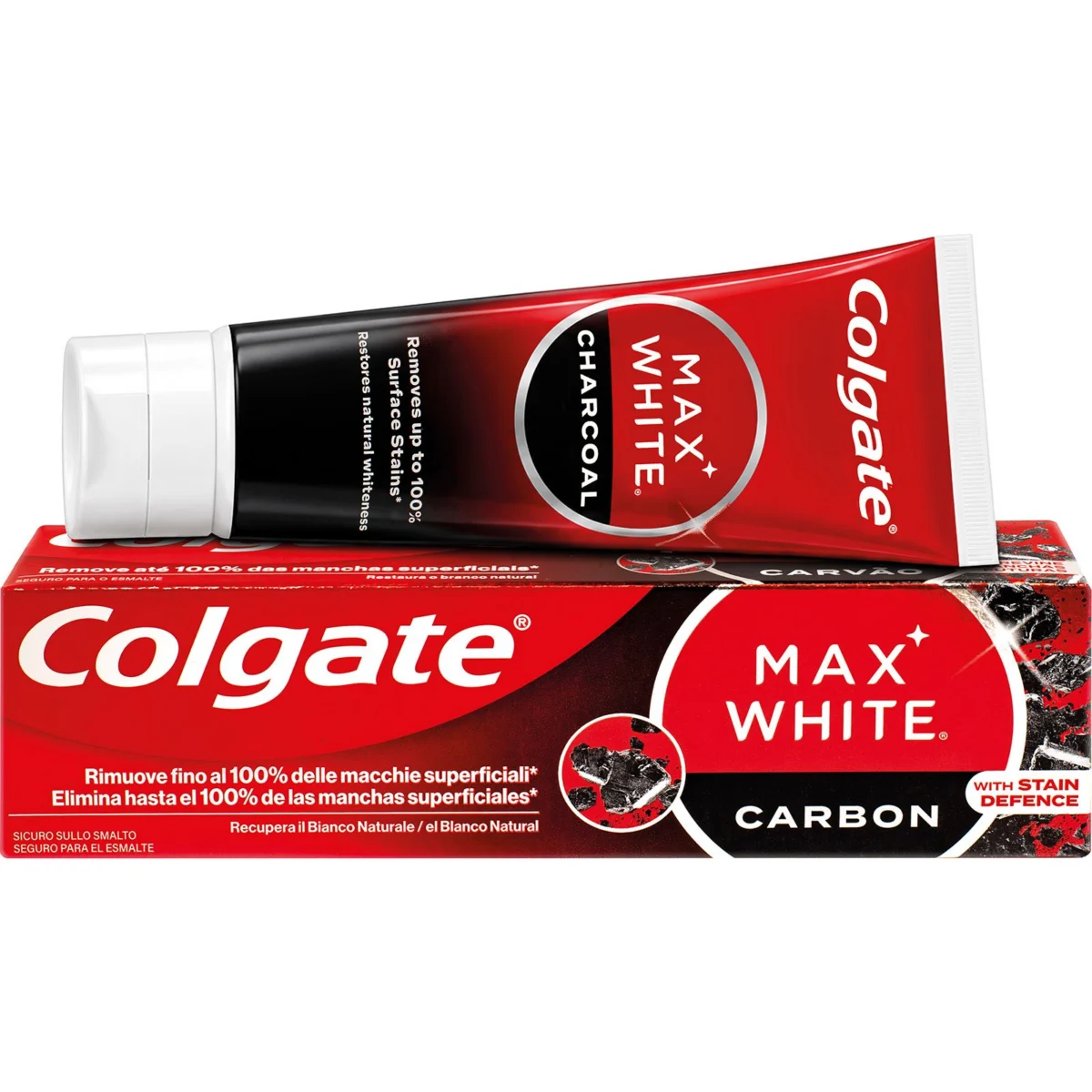 Dentifrice Max White Charbon Colgate