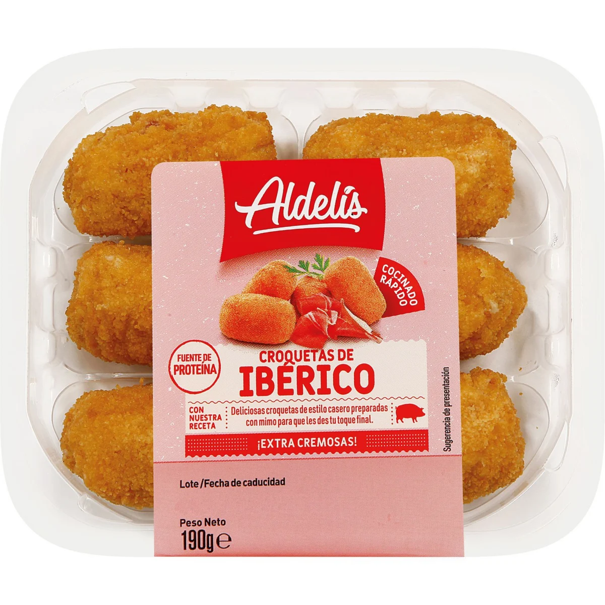 Kroketten mit iberischem Fleisch Aldelis