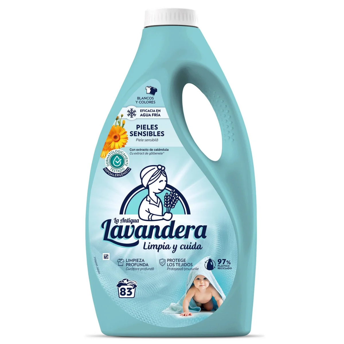 Detergent líquid Sensitive A.lavandera