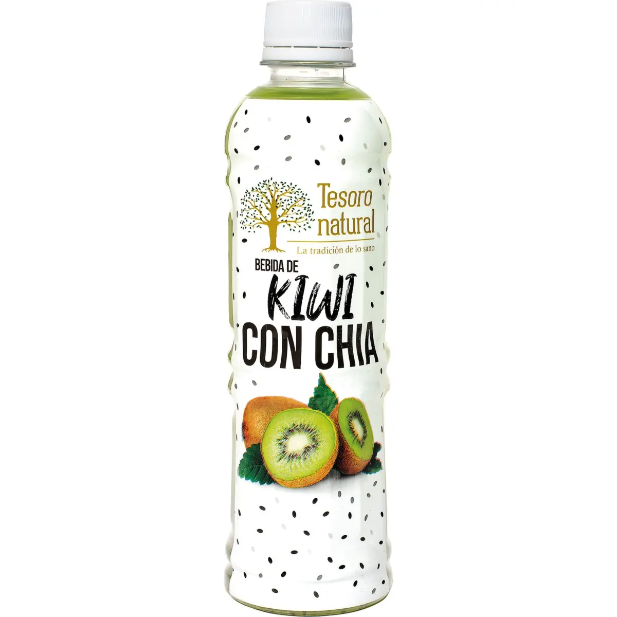 Refresco Kiwi con Chía Botella Tesoro Natur