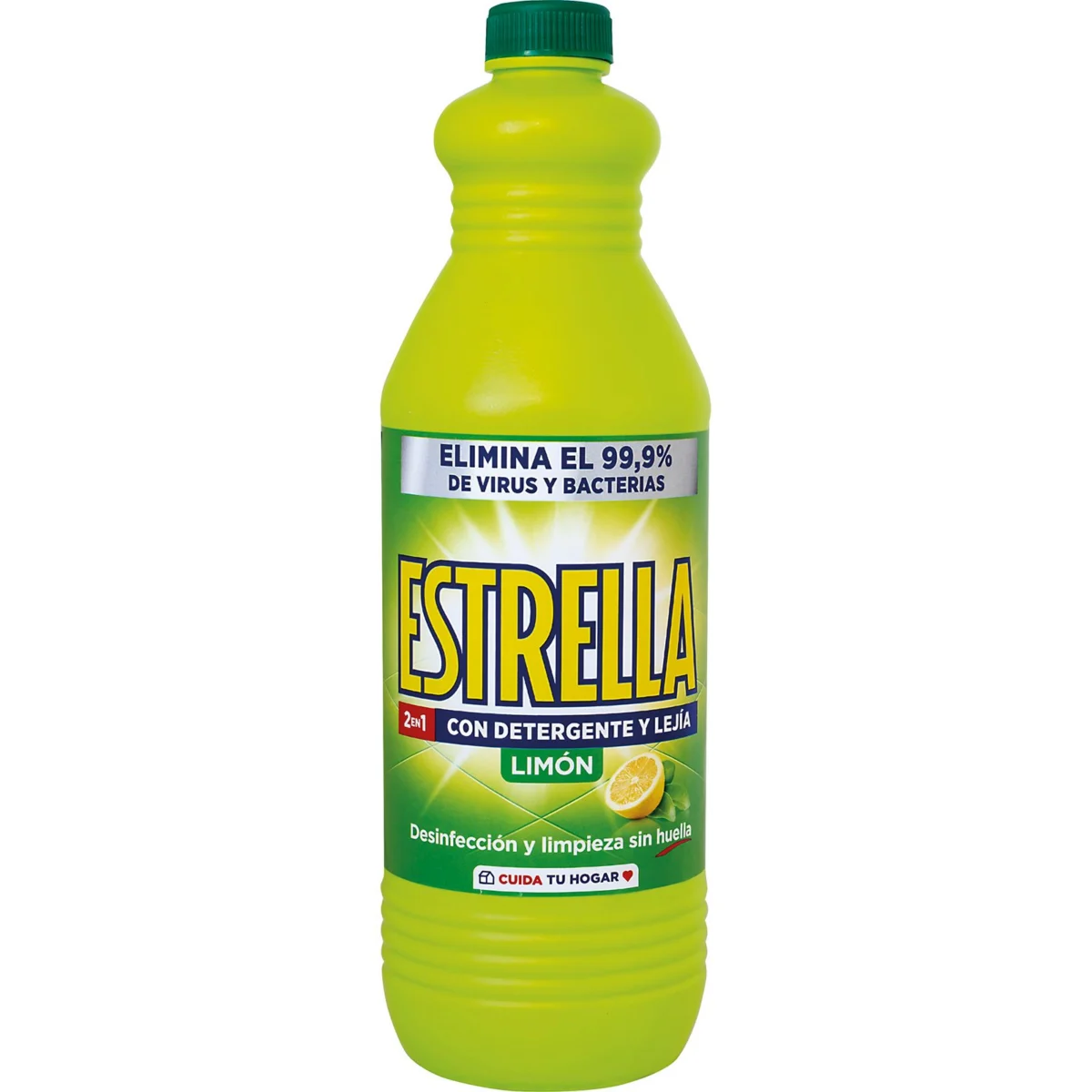 Lejía con Detergente Limón Estrella