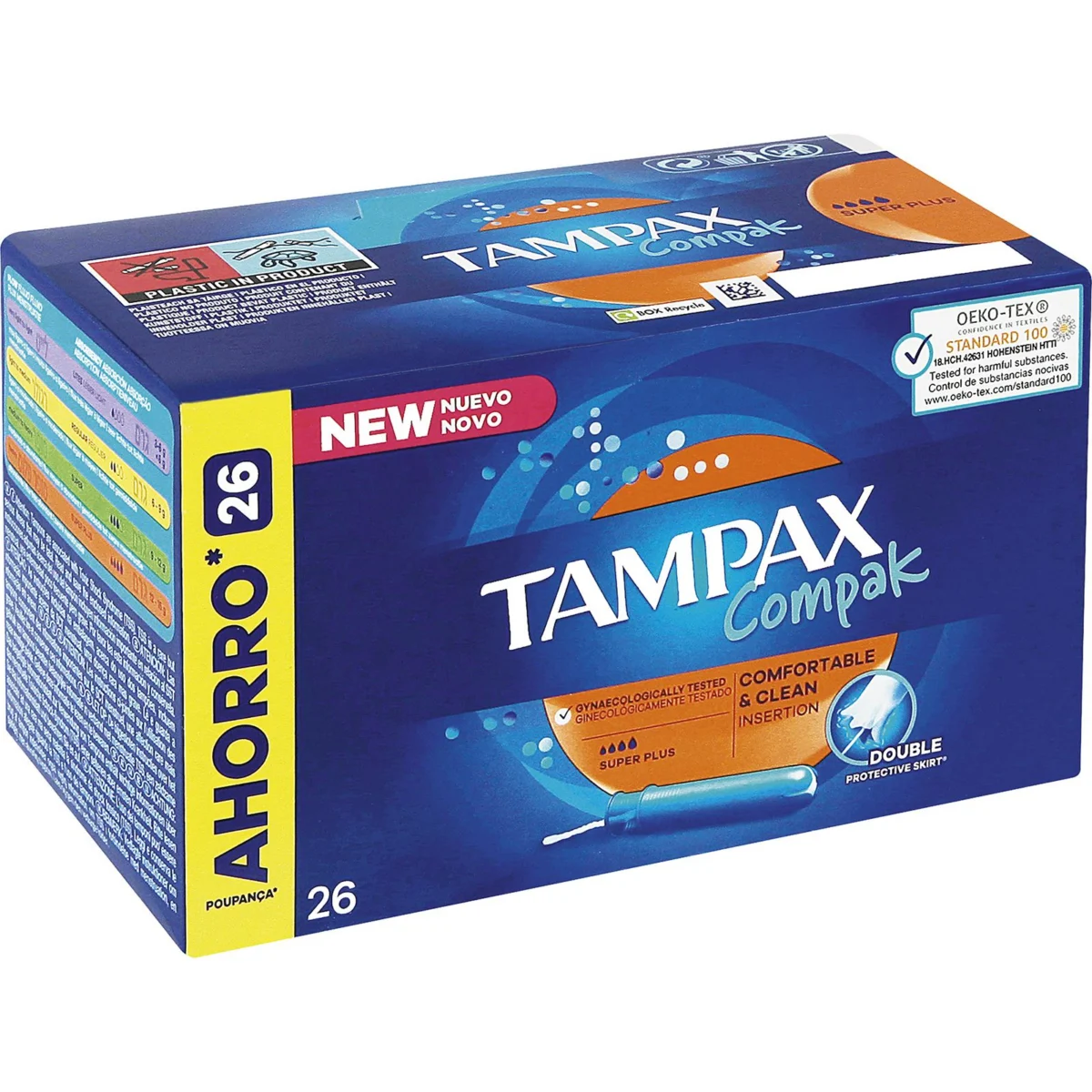 Tampón Compak Super plus Tampax