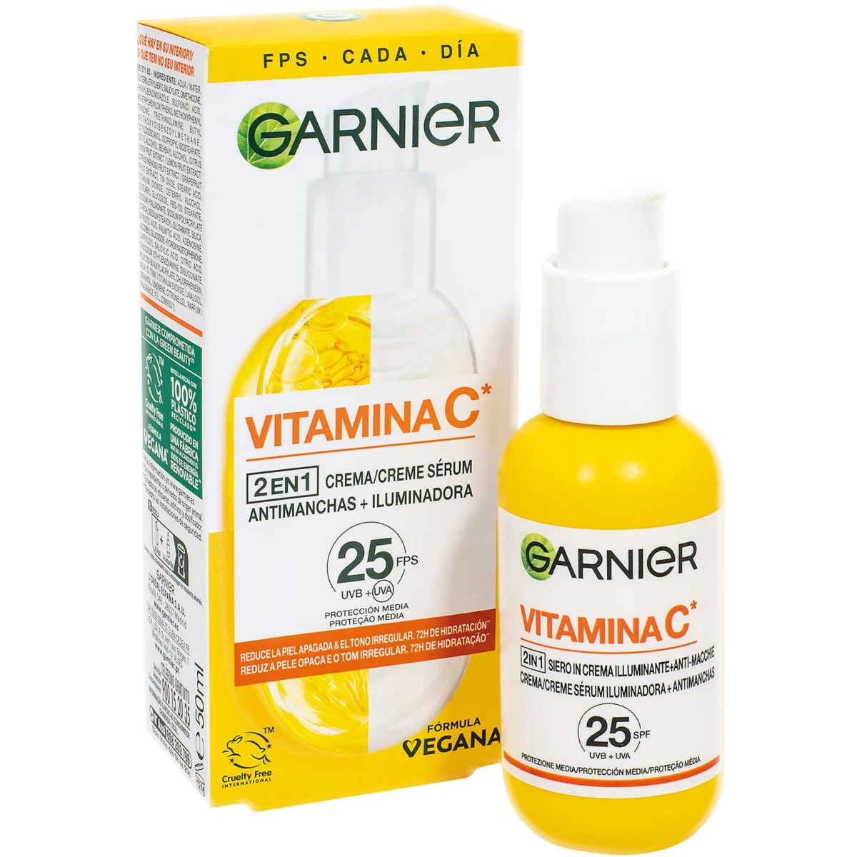 Crème sérum à la vitamine C FP25 anti-taches Garnier