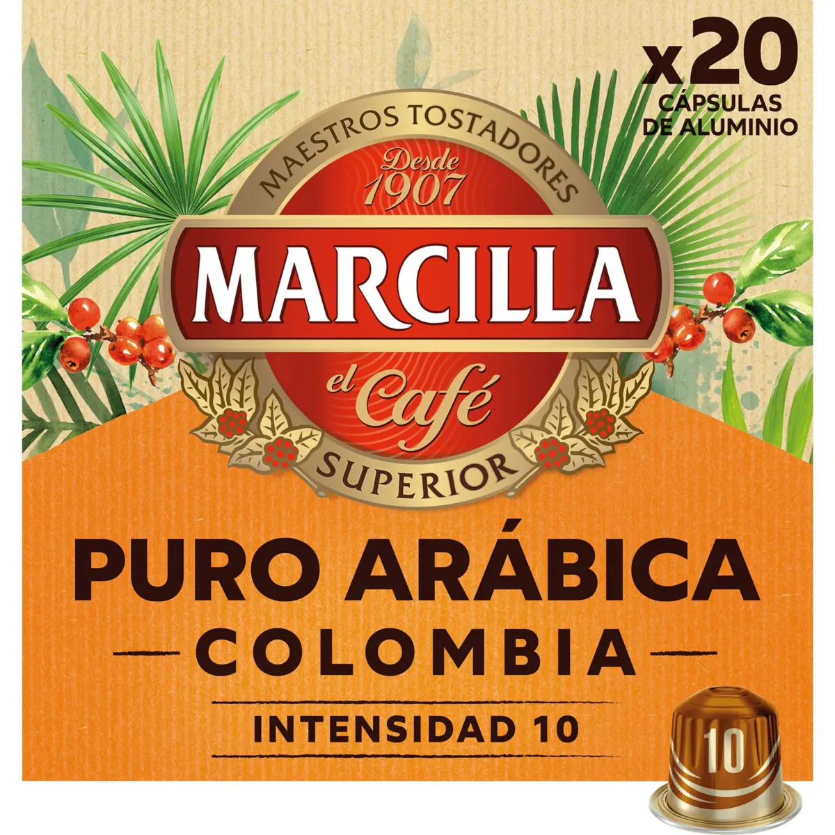 Café Colombia en capsules Marcilla