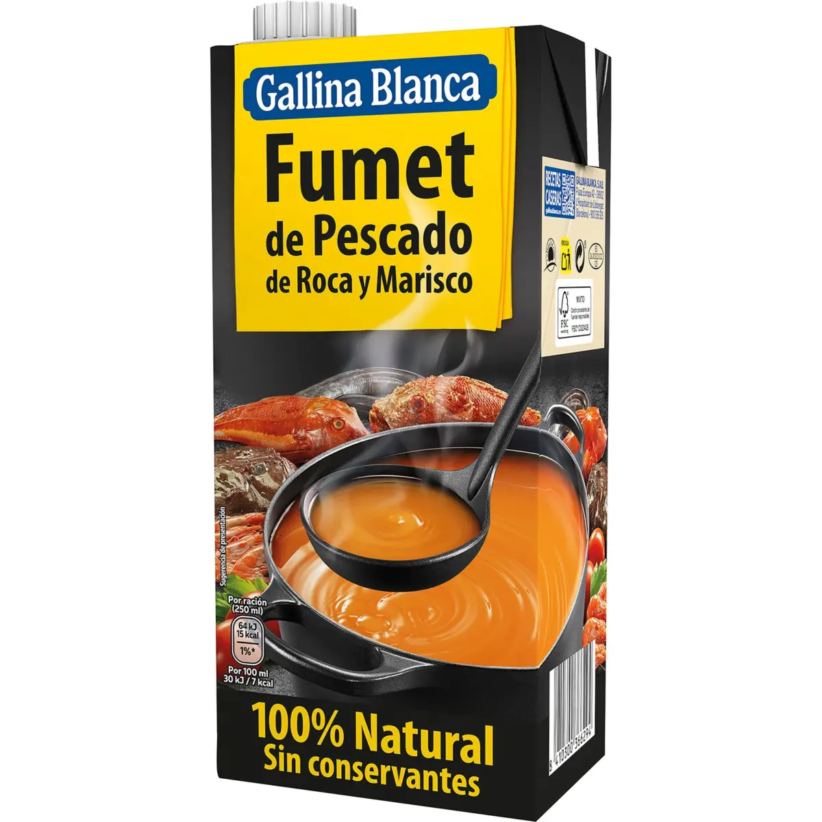 Fumet de rascasse et de fruits de mer G.blanca