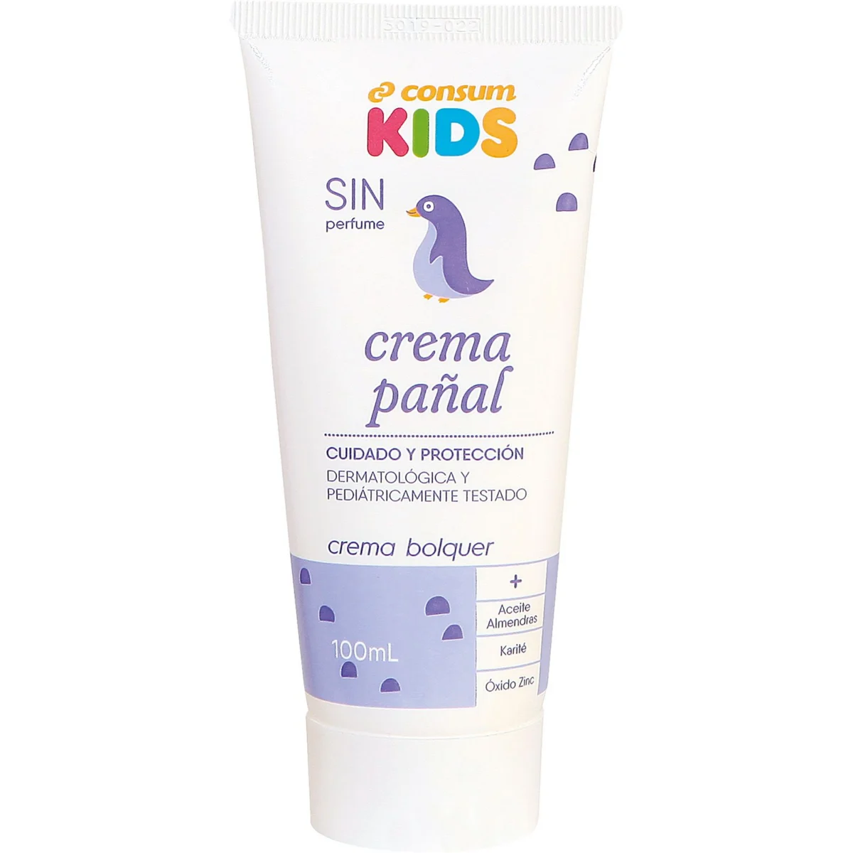 Crème pour le change sans parfum Consum Kids