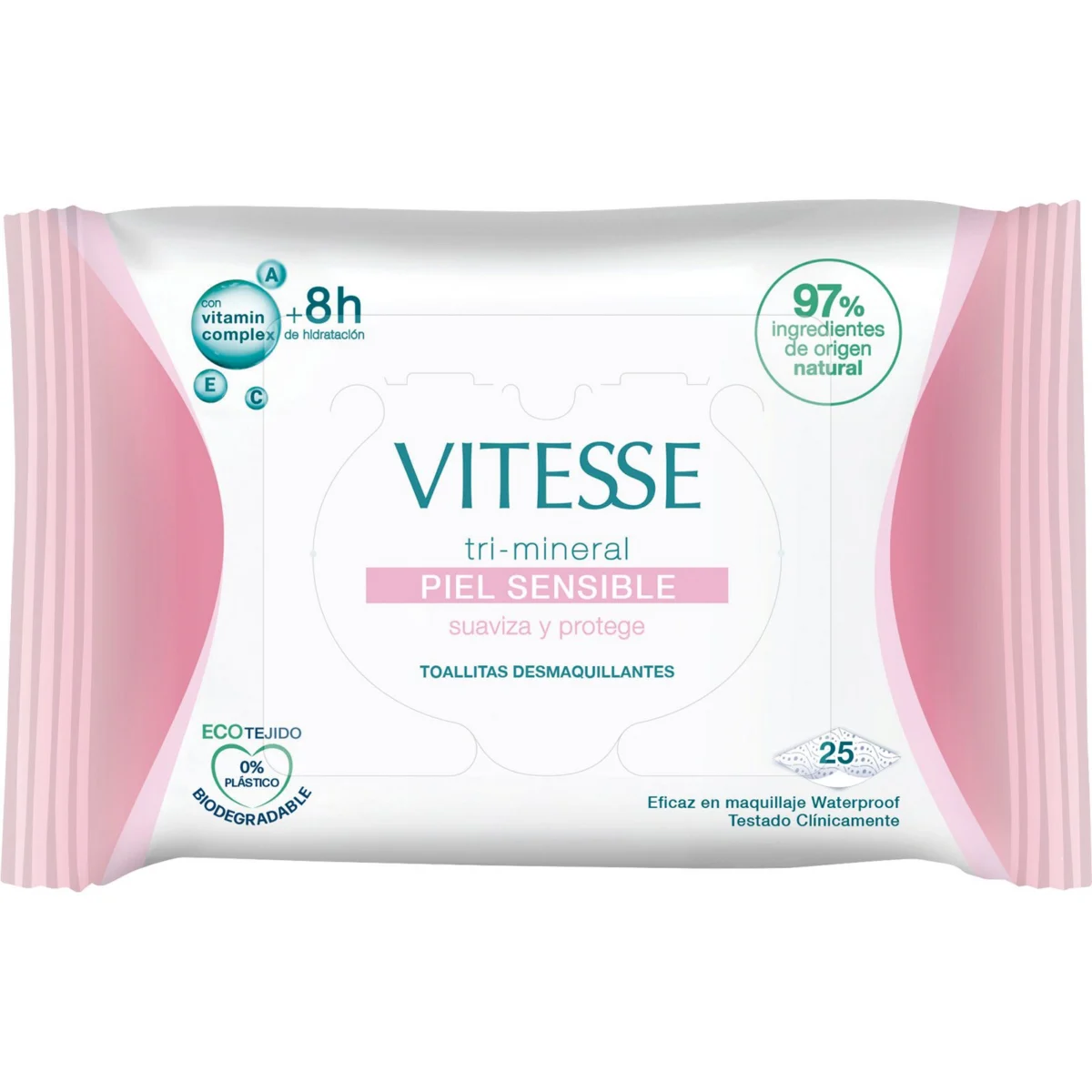 Biodegradable Makeup Remover Wipes for Sensitive Skin Vitesse