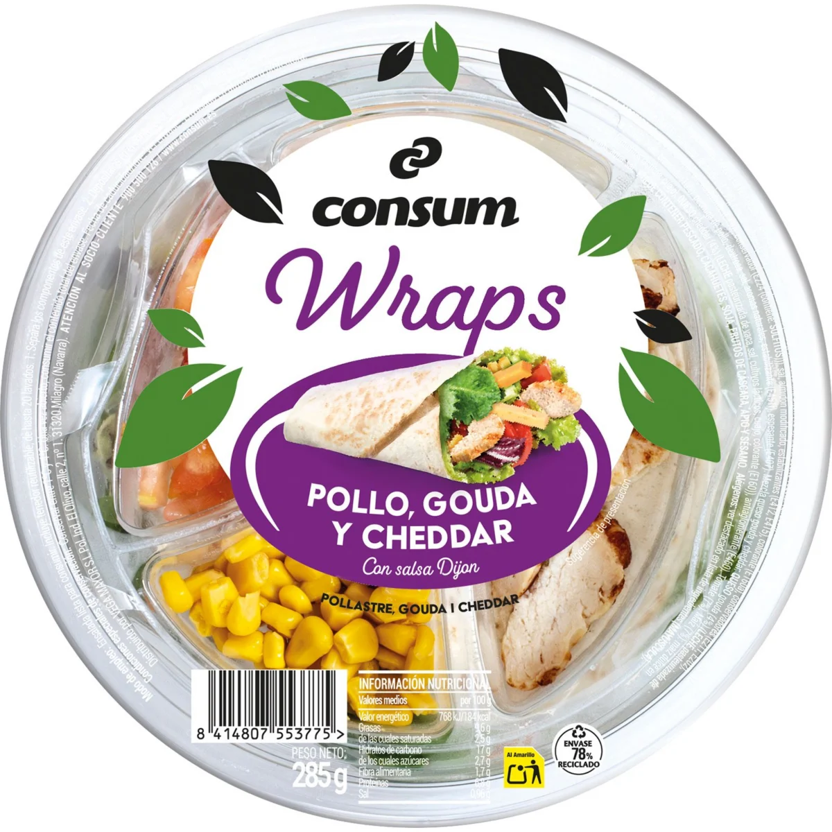 Amanida completa amb wraps Consum