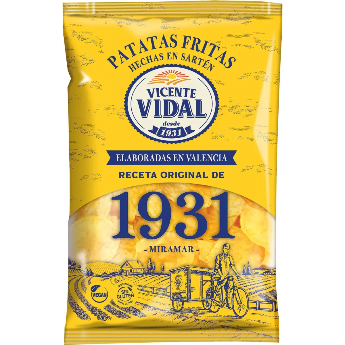 Kartoffelchips nach Originalrezept von 1931 Vidal