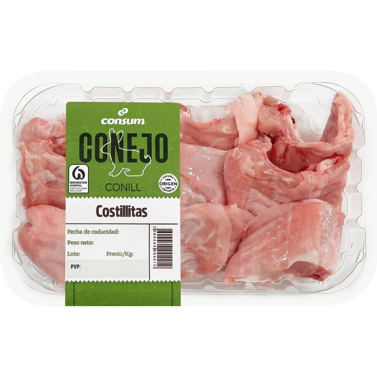 Costelletes de conill Consum